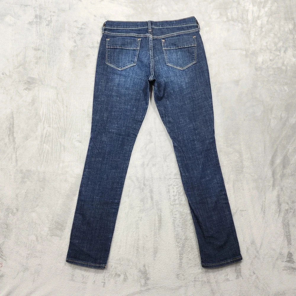 Old Navy Jeans‎ Womens 6 Blue The Sweetheart Mid Rise Skinny Stretch Denim